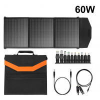 BRIDNA 600W (Пік 1200Вт) + сонячна панель 60W портативний сонячний генератор електростанція, ДБЖ, із зарядкою від сонячної панелі.