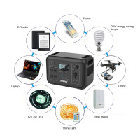 BRIDNA 600W (Пік 1200Вт) SGR-PPS500-4, Портативна електростанція (ДБЖ) з можливістю заряджання від сонячної панелі