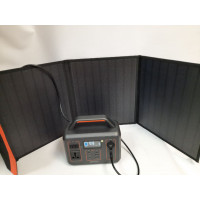 BRIDNA 600W (Пік 1200Вт) + сонячна панель 60W портативний сонячний генератор електростанція, ДБЖ, із зарядкою від сонячної панелі.