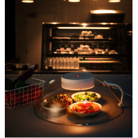 Теплова вітрина GoodFood AONITE JW-N01 купольна настільна для зберігання в гарячому вигляді випічки, ферментації тіста, сушіння фруктів