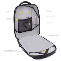 Рюкзак з LED екраном 64*64 Pixel і анімацією JumpUp Р-02 Чорний