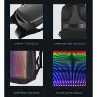 Рюкзак з LED екраном 64*64 Pixel і анімацією JumpUp Р-02 Чорний