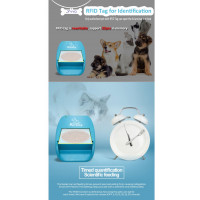 Годівниця для кішок і собак автоматична c мікрочіпом Microchip Pet Feeder JMQ-335 Plus, 500мл.