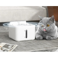 Поїлка - фонтан для котів та собак Smart HASHI HS001 2600mAh, 4000mAh 3,0л з датчиком руху Білий