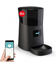 Годівниця для кішок і собак автоматична Petrust PP005, 6л. WiFi, Чорна