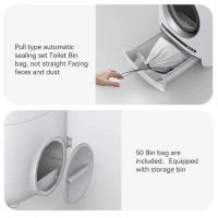 Автоматичний туалет для кішок FUNNYKIT Vent+O2, WiFi, вентиляція, OZON-дезінфекція