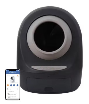 Автоматичний туалет для кішок PET MEET 3, WiFi, УФ-стерилізація Чорний