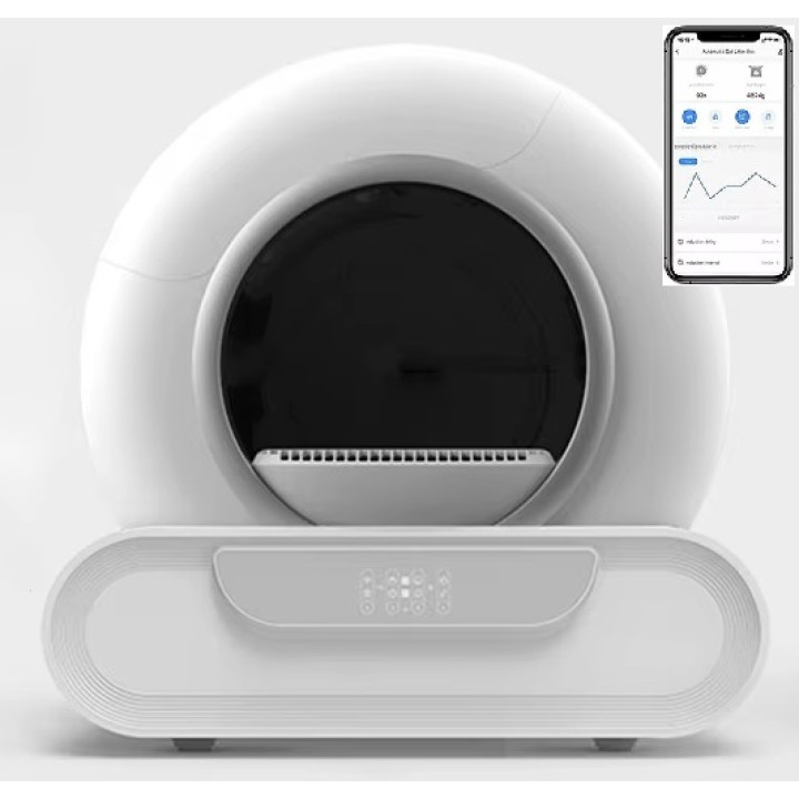 Автоматичний туалет для кішок TONEPIE T-02, WiFi, OZON-стерилізація