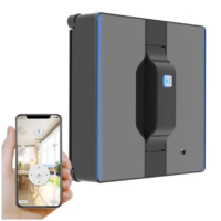 Робот для миття вікон Liectroux WS-1080 Чорний, Bluetooth. Гарантія 1 рік від виробника.